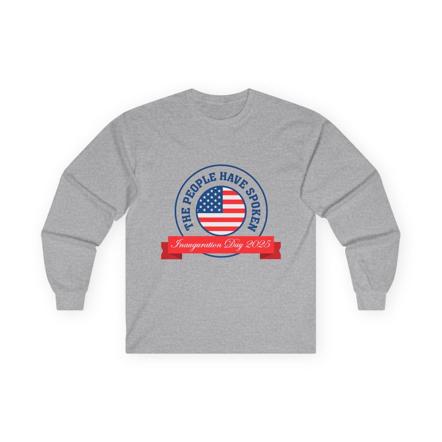 Trump Inauguration Celebration Tee, Long sleeve T-shirt for Unisex, Donald Trump Event Commemorative Shirt, Patriotic Cotton Tee, Political