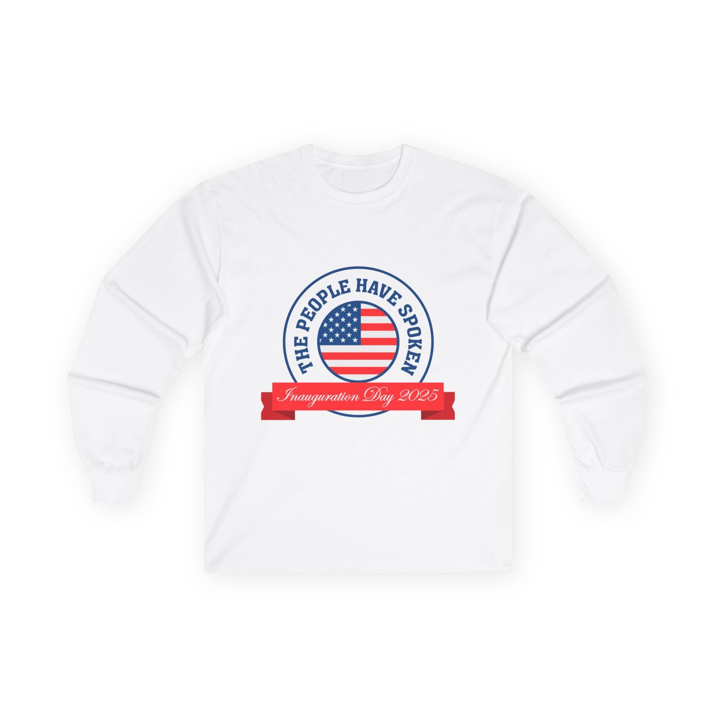 Trump Inauguration Celebration Tee, Long sleeve T-shirt for Unisex, Donald Trump Event Commemorative Shirt, Patriotic Cotton Tee, Political